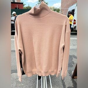 & other stories, small camel turtleneck